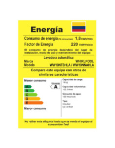 Lavadora Whirlpool 19 Kg Carga Superior Impeller Xpert Eco Gris WW19NTBHLA 1 2