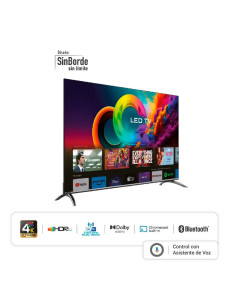 Televisor Hyundai 58 pulgadas QLED Smart TV Sound Bar Google  HYLED5815SQG 2