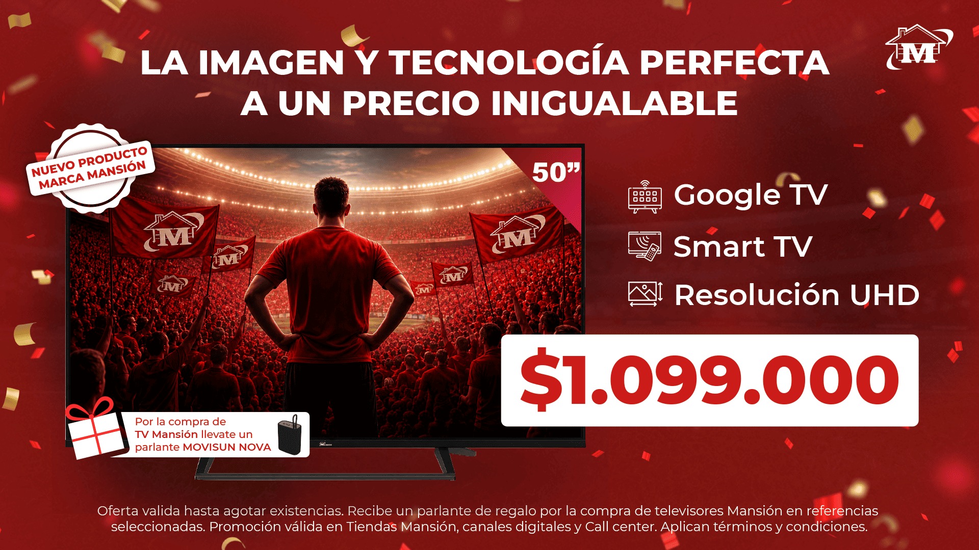 Tv Mansión Precio inigualable